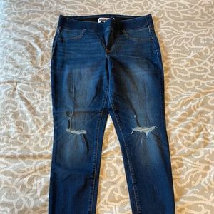 Old Navy distressed rockstar jeggings
